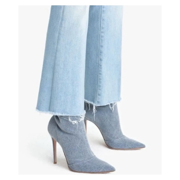 NWOT Anthropologie MOTHER The Hustler Ankle Fray In When In Rome  Size 27 - Picture 5 of 16